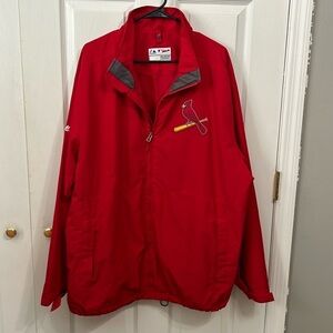 Majestic cardinals jacket. Red. Size XL